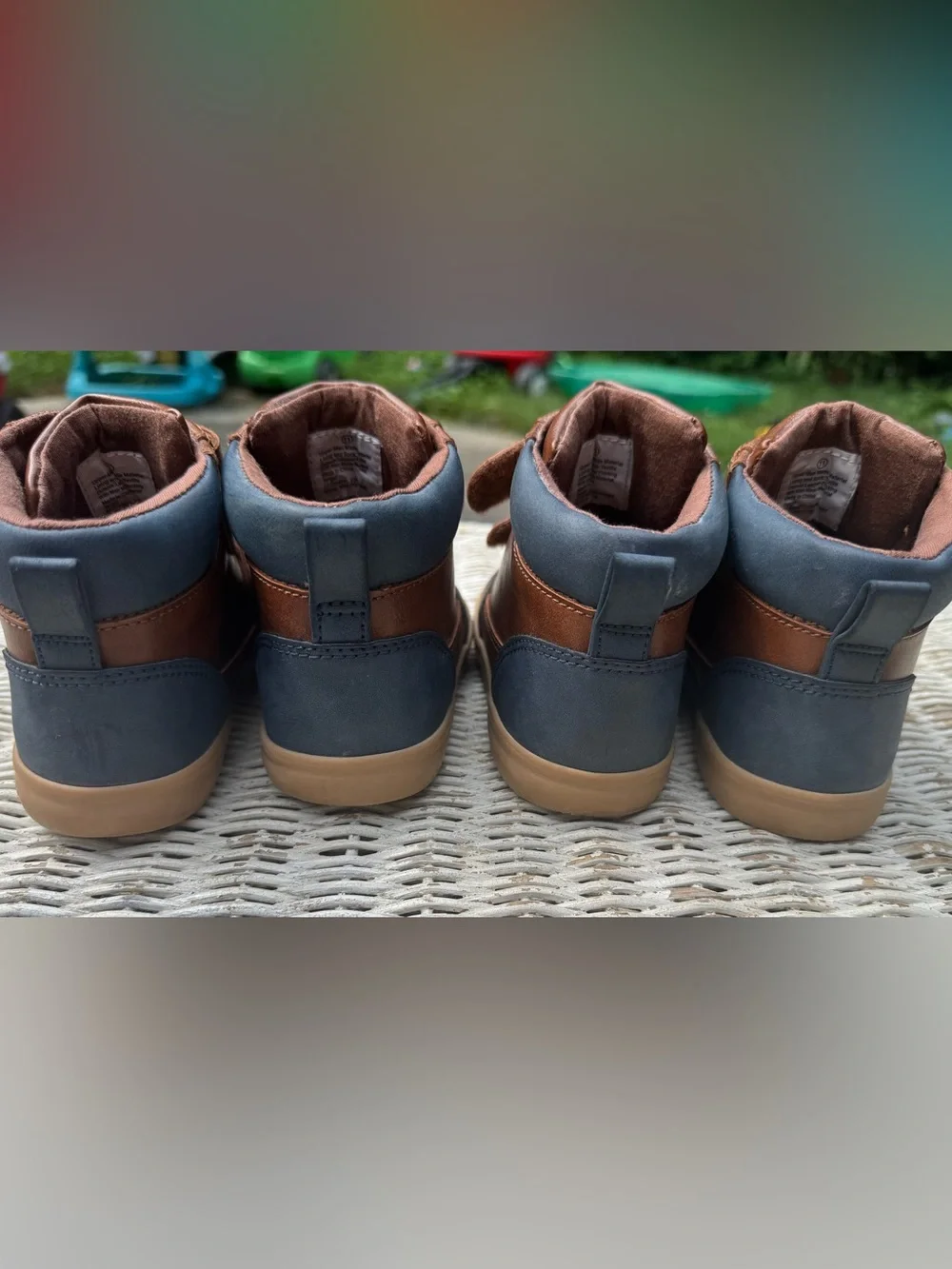 Toddler Boys' Xavier High Top Sneakers - Cat & Jack™ Cognac size 11 lot of two